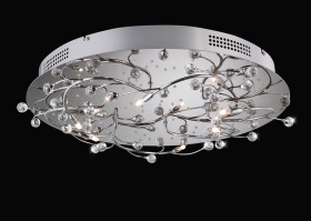 Fia Crystal Ceiling Lights Diyas Flush Crystal Fittings Fia Crystal Ceiling Lights Diyas Flush Crystal Fittings